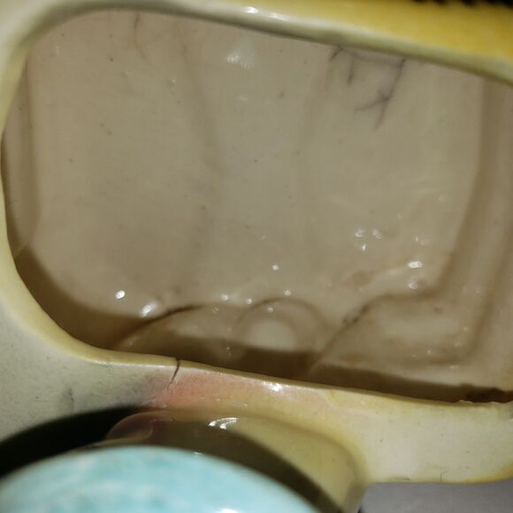 Planter Ceramic Vintage Shy Donkey Home Country Farmhouse Decor 5"×4" - Picture 7 of 9